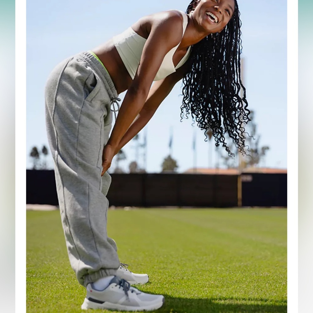 FP Movement by Free People Gray Fleece Jogger Sweatpants Women’s M Athleisure - Picture 5 of 8
